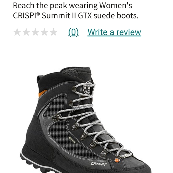 CRISPI GORE-TEX Womans Gray and Black Waterproof Boots BRAND NEW - Picture 9 of 13